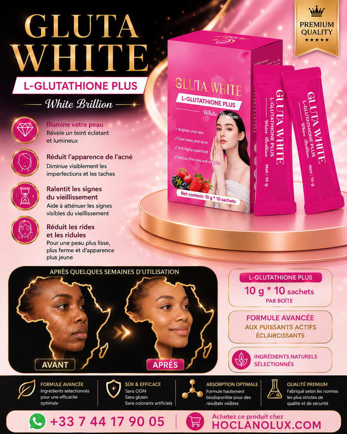 GLUTA WHITE ' L-Glutathion Plus '