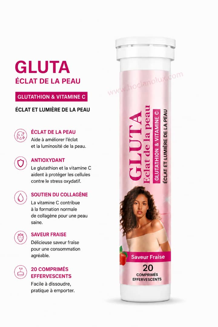Glutathion & Vitamine C - éclat de la peau - effervescent -