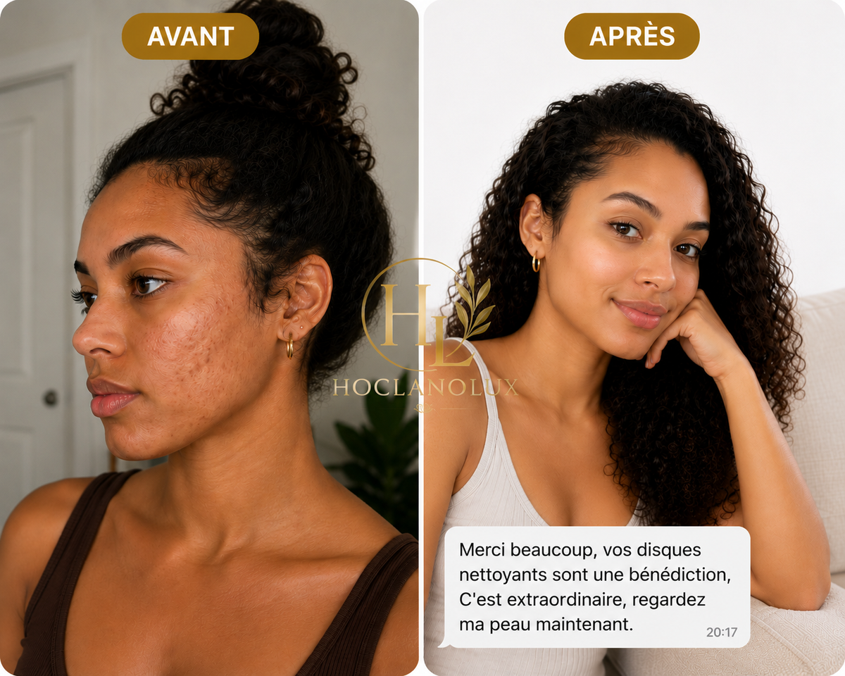 Disques Nettoyants au Curcuma & à l'Acide Kojique - 55 disques nettoyants | Éclat • Hydratation • Peau nette